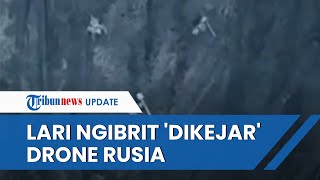 Pasukan Ukraina KELABAKAN Lihat Drone Rusia Dijatuhkan dari Udara, Dihantam hingga Tangan Putus