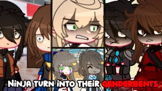 Ninja turn into their GENDERBENTS // Ninjago x Gacha