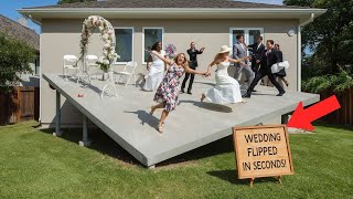 HOA Karen Hosted a Wedding on My patio Didn’t Know I Installed a Tilt Mechanism Under It!!