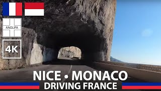 DRIVING in FRANCE 🚙 🇫🇷 🇮🇩 NICE to MONACO - Scenic drive tour [4K]