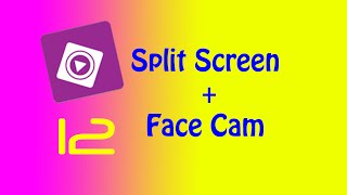 SPLIT SCREEN + FACE CAM Tutorial  - Adobe Premiere Elements 12 (EASY)