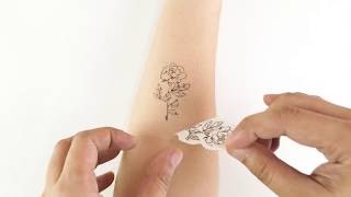 Temporary Tattoo Kaise Banaye | टेम्पेरेरी टैटू (temporary tattoo) बनाएँ | Make a Temporary Tattoo