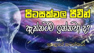 පිටසක්වල ජීවීන් ඇත්තටම ඉන්නවා ද❓