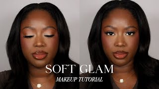 STEP-BY-STEP Soft Glam Makeup Tutorial for Dark Skin | DETAILED Guide for a  Flawless Glam