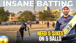 LAST OVER THRILLING MATCH | Can I hit 5 sixes on 5 Balls? 😱