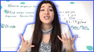 Calculating Molecular Formulas Step by Step | How to Pass Chemistry