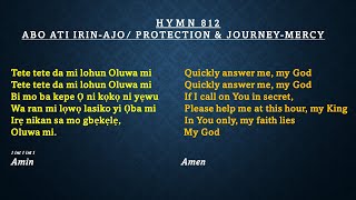 CCC Hymn 812 (Tete tete da mi l'ohun Oluwa mi) Celestial Church of Christ,