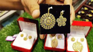 সোনার চার আনা দুবাই লকেট সেট দাম ও কালেকশন/gold locket set price and collection