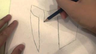 How to draw a Spartan helmet