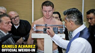 OFFICIAL WEIGH-IN | Canelo Alvarez • UNSEEN FOOTAGE vs. John Ryder • DAZN & Matchroom Boxing