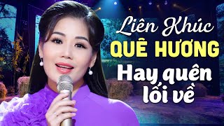 Liên Khúc Nhạc Trữ Tình Quê Hương HAY QUÊN LỐI VỀ - 10 Bài Dân Ca Hay Nhất 2023 Rất Được Yêu Thích