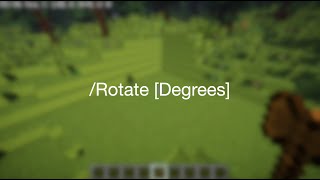 Basic Worldedit Tutorial! Command: //Rotate