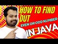 Find Out the given number is Even or Odd number in Java | Java Basic Programs