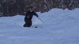 高畑スキー場　レッドコース　コブ　2021年 1月3日　 25    Takahata Ski Resort Japan  Bumps 高畑滑雪胜地 日本