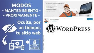 WordPress: modo mantenimiento / próximamente (Maintenance 👍)