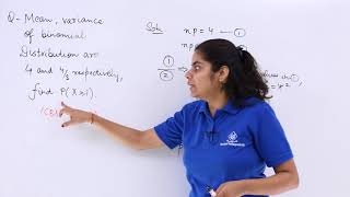 Class 12th β Mean and Variance of Binomial Distribution Problem-1 | Probability | Tutorials Point