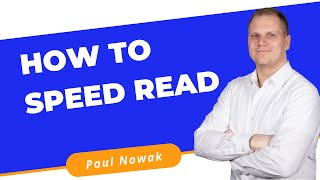 Speed Reading Techniques - How To Read Faster