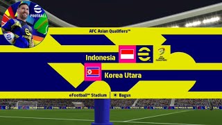 Efootball 2025 Gameplay / Indonesia VS Korea Utara