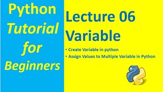 Variables in Python | Assign Values to Multiple Variables in Python | Python Tutorial for Beginners