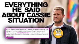 What Bachelor Colton Underwood Said About Ex Cassie Randolph In 'Coming Out Colton' Netflix Doc
