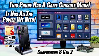This New Phone Has A Game Console Mode! A Crazy Fast Snapdragon 8 Gen 2 Hand Set