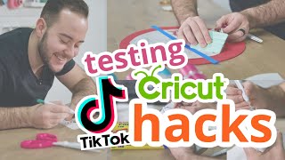 😜TESTING CRICUT TIK TOK HACKS: These ALL Can’t Really Work? 😜