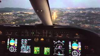 Learjet 45 landing WMSA, Mys