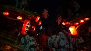 平成29年東大阪市長瀬神社夏祭り地車宮入9