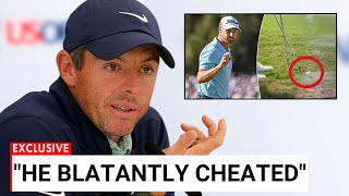 Rory McIlroy Reacts To Wyndham Clark CHEATING In US Open