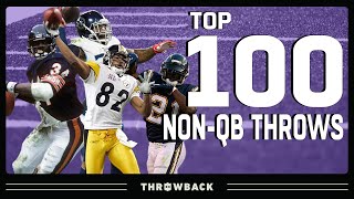Top 100 Non-QB Throws!