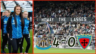 NEWCASTLE UNITED WOMENS TEAM MAKE HISTORY WITH 4-0 WIN! (CROWD OF 22134 FANS!!)