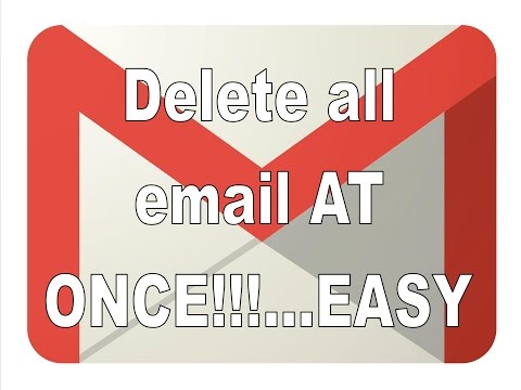 Delete All Mail in Gmail AT ONCE...THE EASY WAY Delete All Mail in Gmail AT ONCE...THE EASY WAY