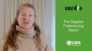 Supplier Preferencing Matrix Explained for CIPS Procurement Exams