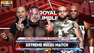 The Hardy Boyz vs The Dudley Boyz - Extreme Rules Match | WWE2K24 | GameCity