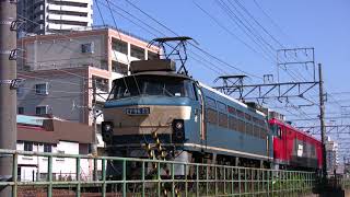 甲種輸送 EH500 71号機（EF66 23号機牽引）