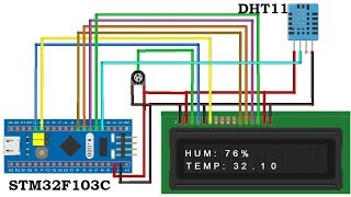 STM32 \u0026 DHT11 Interfacing for Humidity \u0026 Temperature Measurement