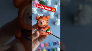 Meet with teddy bear 😍 #howto #artforkidshub #art #viral #youtubeshorts #artforkidshub