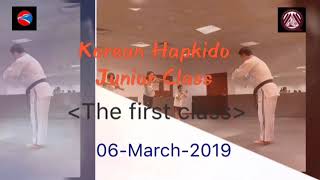 Korean  Hapkido Junior Class 6. 3. 2019