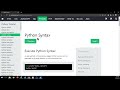 W3schools Python   Syntax