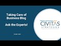 Taking Care of Business: Ask the Experts October 2023