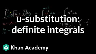 _-substitution: definite integrals | AP Calculus AB | Khan Academy