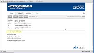 Receiving an Encrypted Email