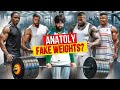 Anatoly Use FAKE WEIGHTS in gym PRANK... | ANATOLY pretended to be a Beginner #10