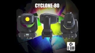 Siluj, Cabeza movil Spot LED 80 vatios CYCLONE 80