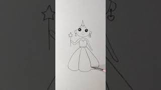 零基础铅笔画-穿裙子的小女孩-Girl in Dress with Sparkler-Pencil Drawing for Beginners-