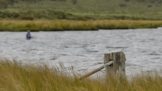 Fly Fishing Little Pine Lagoon, Tasmania, Australia