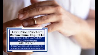 Who is the Plaintiff in a Divorce? by Richard Shum