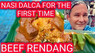 NASI DALCA FOR THE FIRST TIME / BEEF RENDANG / TRADITIONAL MALAY FOOD / FOOD VLO