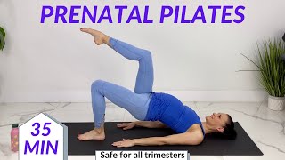 Prenatal Pilates Workout (1st trimester, 2nd trimester, 3rd trimester) Pregnancy Pilates Workout