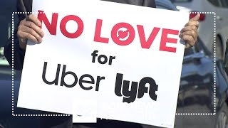 Uber, Lyft drivers at Newark Airport join nationwide Valentine's Day strike
